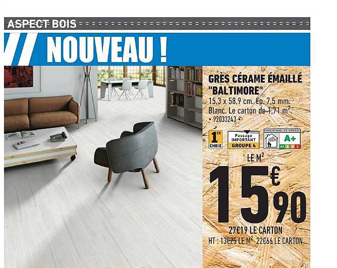 Grès Cérame émaillé Baltimore