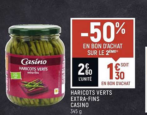 Haricots Verts Extra Fins Casino