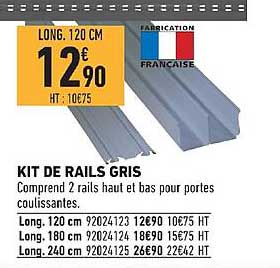 Kit De Rails Gris