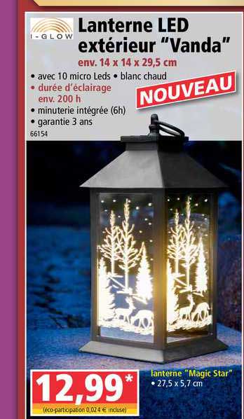 Lanterne Led Extérieur "vanda"