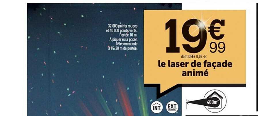 laser de façade animé