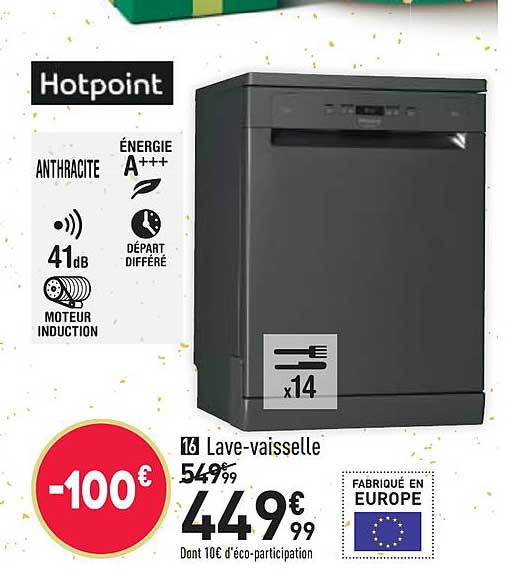 lave vaisselle hotpoint