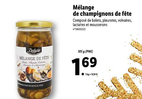 Mélange De Champignons De Fête Deluxe