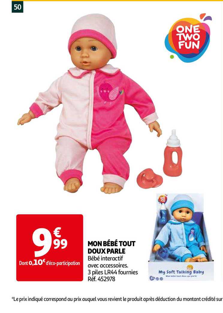 mon bébé tout doux parle