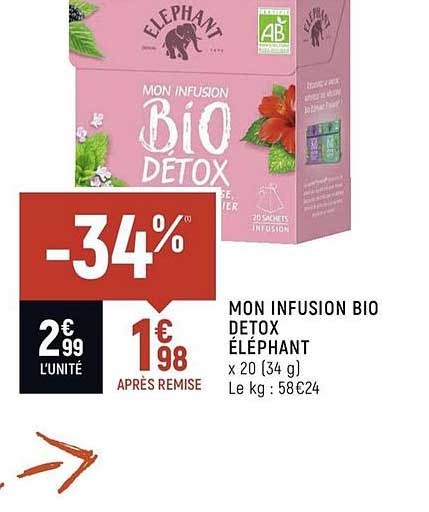 mon infusion bio detox éléphant