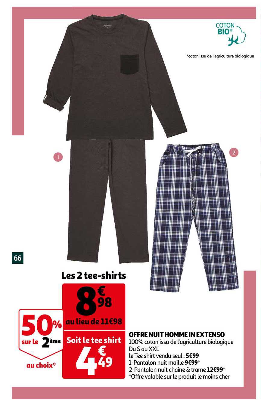 offre nuit homme in extenso