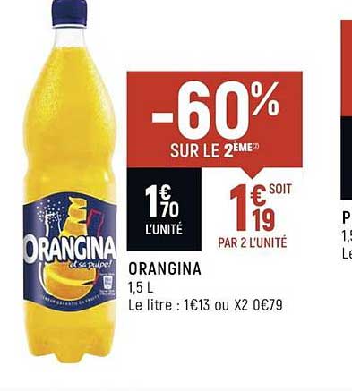 Orangina -60% Sur Le 2ème