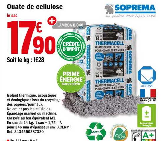 ouate de cellulose soprema