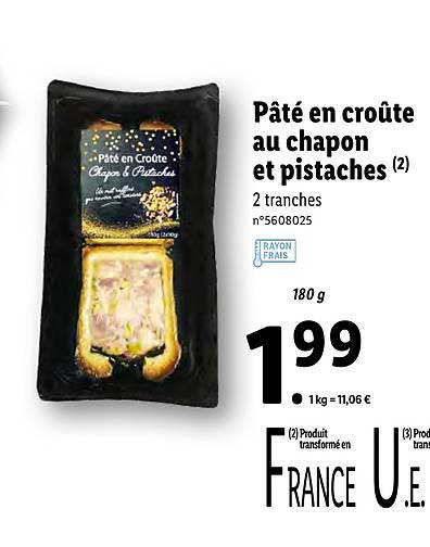 pâté en croûte au chapon et pistaches