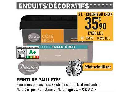 peinture pailletée