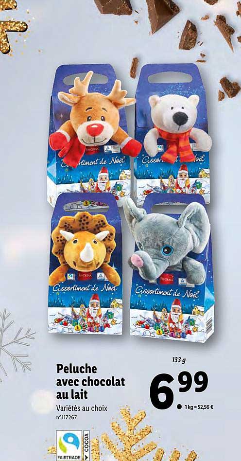 Peluche Avec Chocolat Au Lait