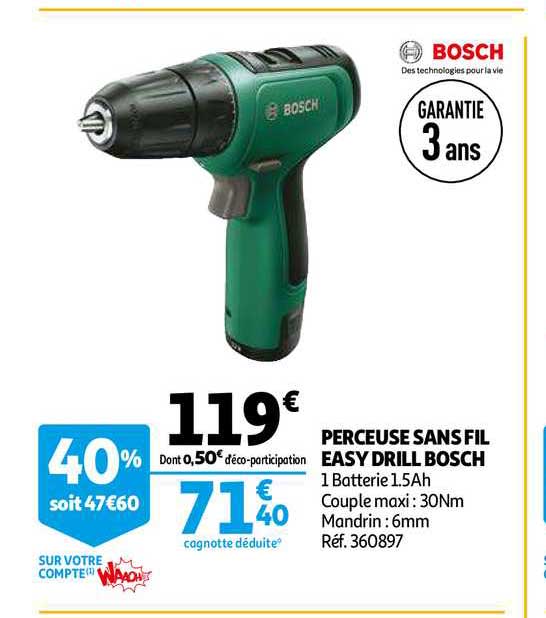 perceuse sans fil easy drill bosch