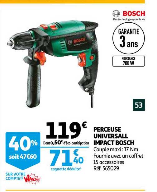 Perceuse Universall Impact Bosch