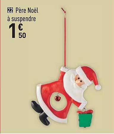 père noël à suspendre