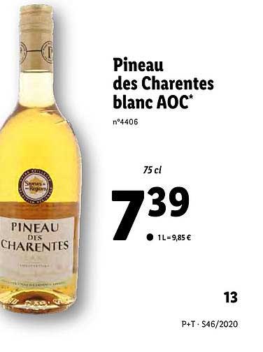 pineau des charentes blanc aoc