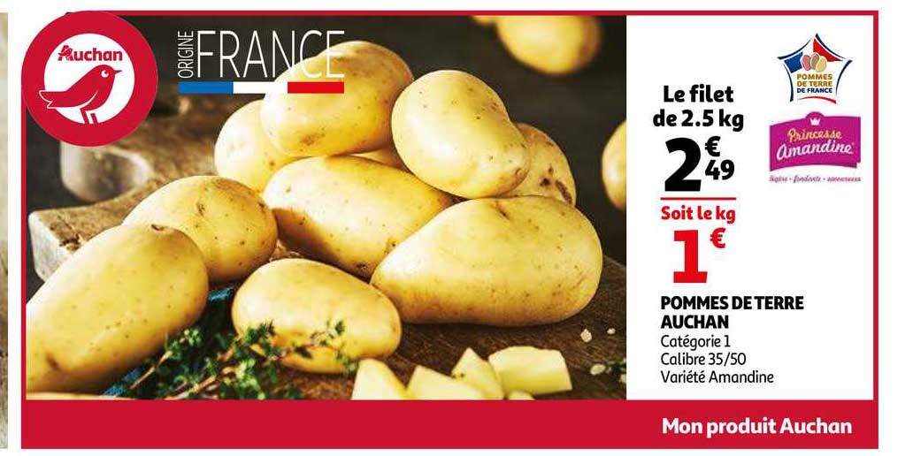 Pommes De Terre Auchan