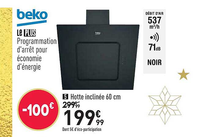 programmation d'arrêt pour économie d'énergie beko