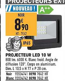 projecteur led 10w