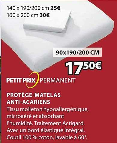 protège matelas anti acariens