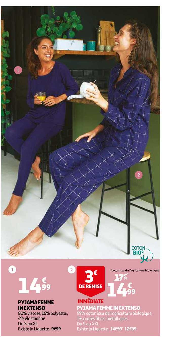 pyjama femme in extenso