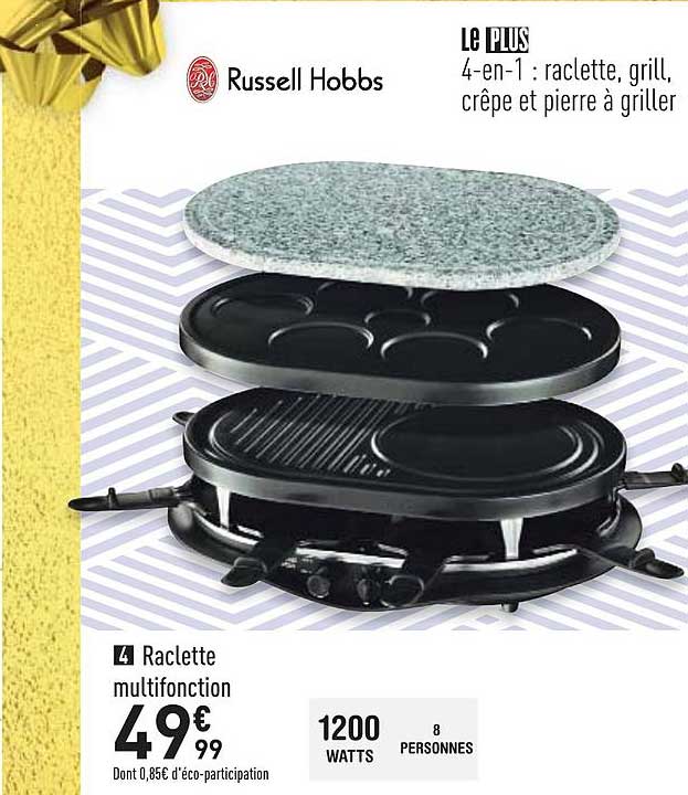 raclette multifonction russell hobbs