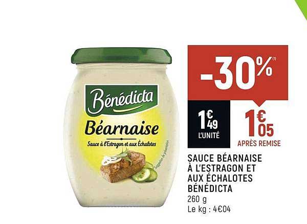 Sauce Béarnaise à L'estragon Et Aux échalotes Bénédicta