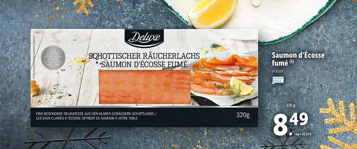 saumon d'écosse fumé