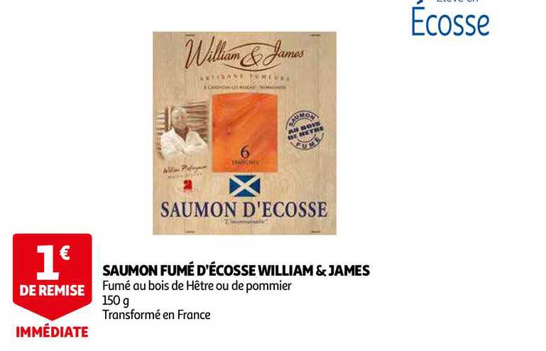 saumon fumé d'écosse william&james