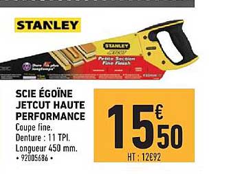 scie égoïne jetcut haute performance stanley