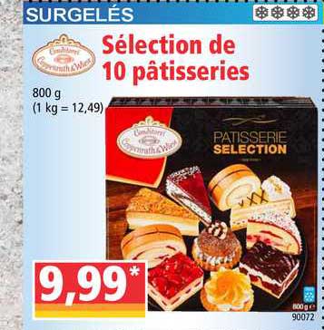 Sélection De 10 Pâtisseries