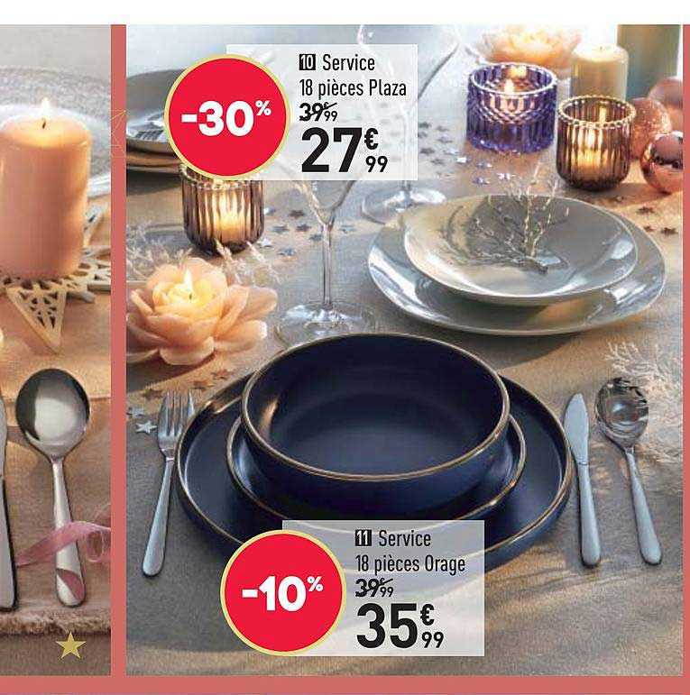 service 18 pièces orage service 18 pièces plaza