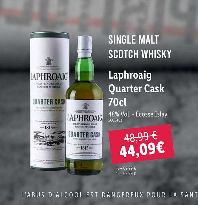 single malt scotch whisky laphroaig quarter cask 70cl