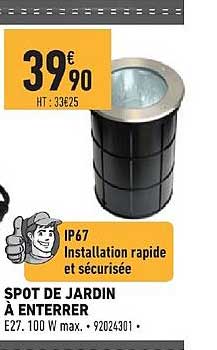 spot de jardin à enterrer