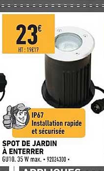 spot de jardin à enterrer