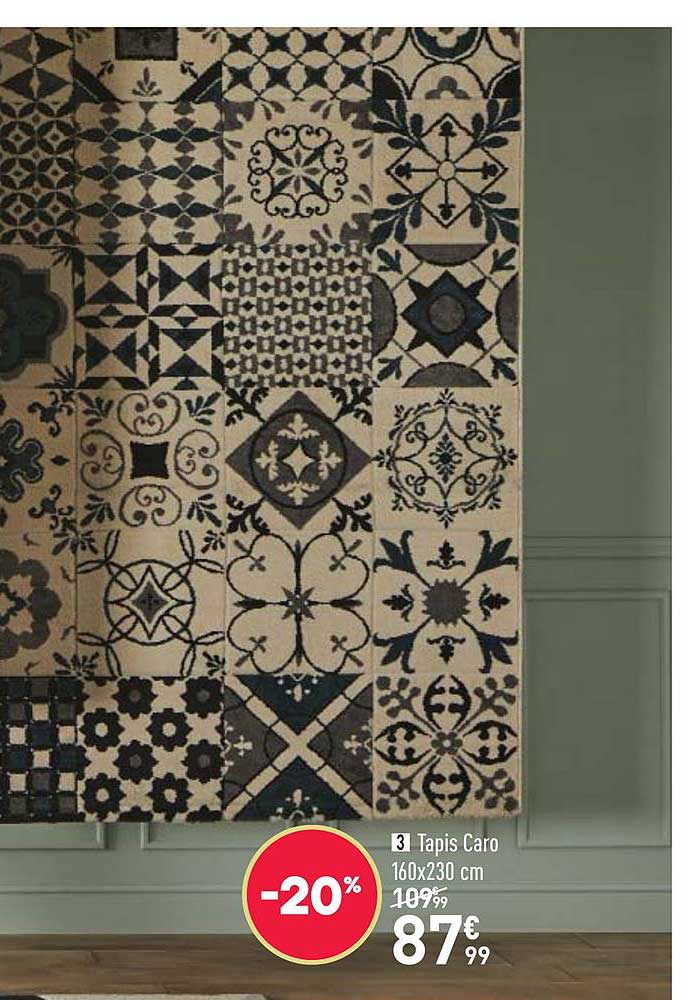 tapis caro 160x230 cm