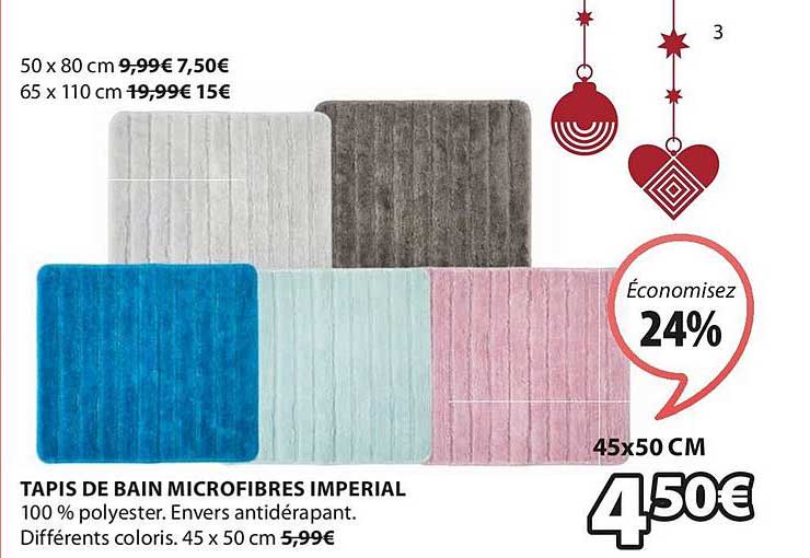 Tapis De Bain Microfibres Imperial