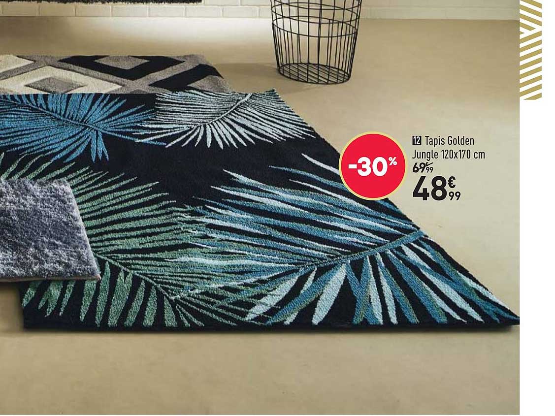 tapis golden jungle 120x170 cm