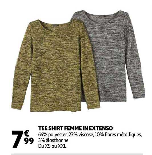 tee shirt femme in extenso