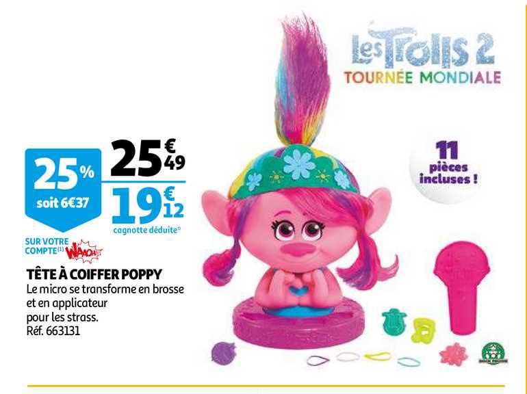 tête à coiffer poppy