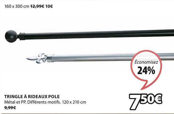 tringle à rideaux pole