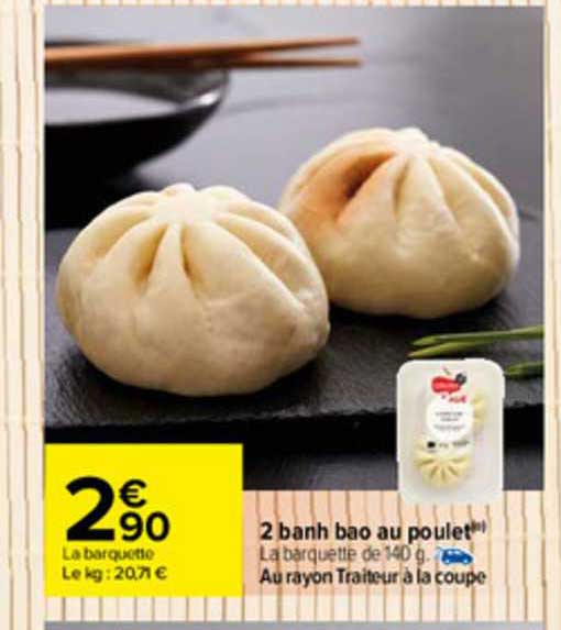 2 banh bao au poulet