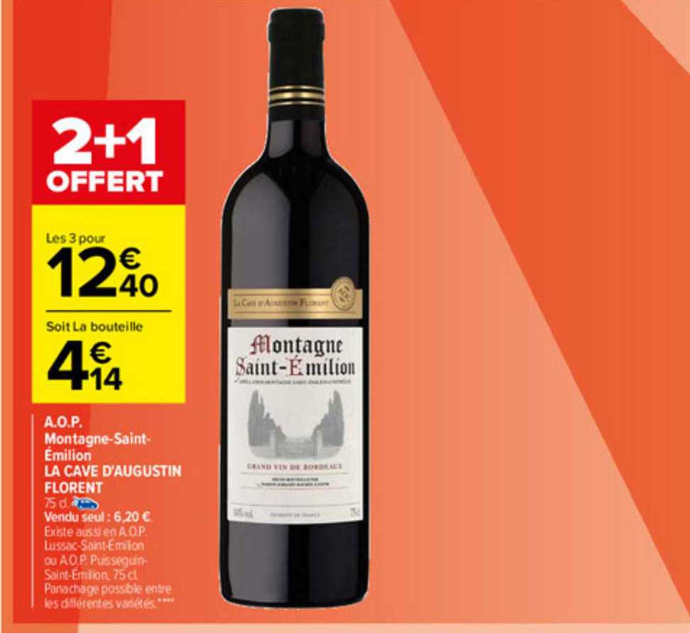 a.o.p. montagne-saint-émilion la cave d'augustin florent