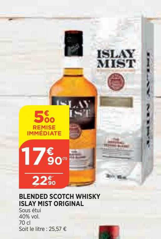 blended scotch whisky islay mist original