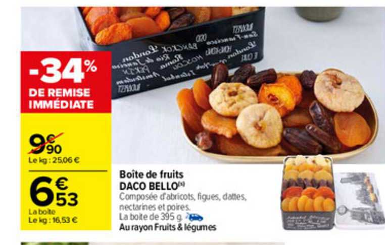 boîte de fruits daco bello