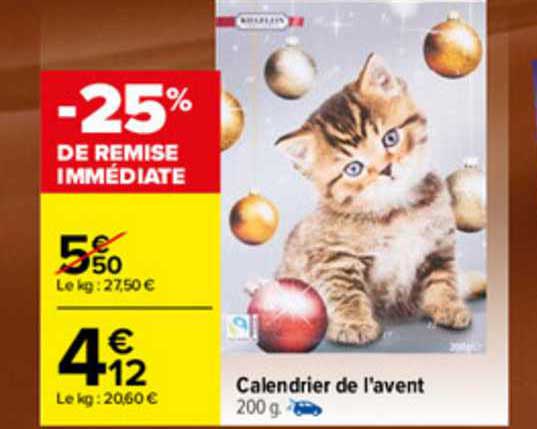 calendrier de l'avent