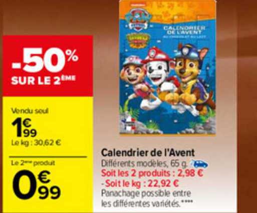 calendrier de l'avent