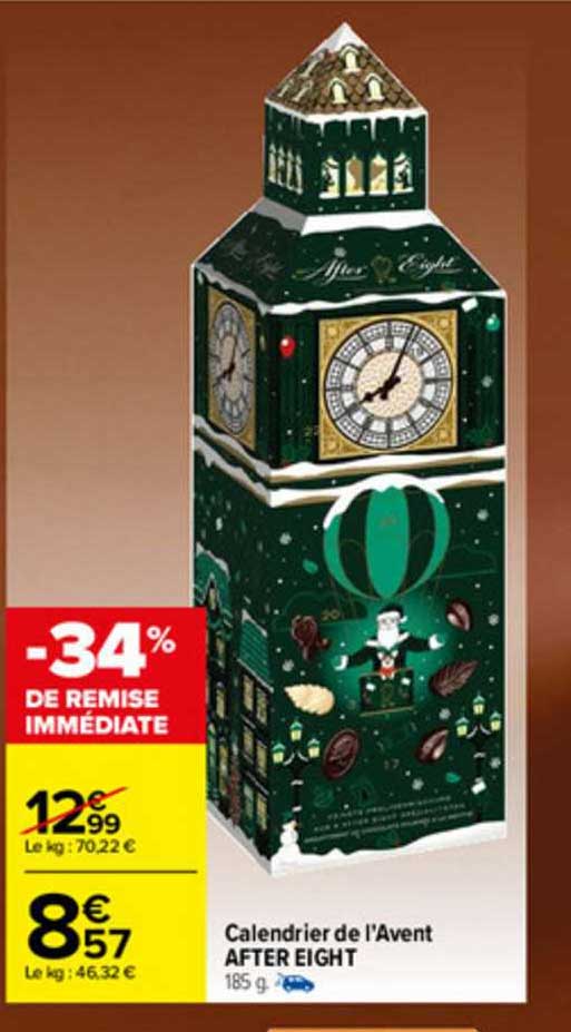 calendrier de l'avent after eight