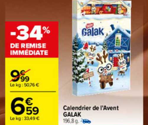 calendrier de l'avent galak