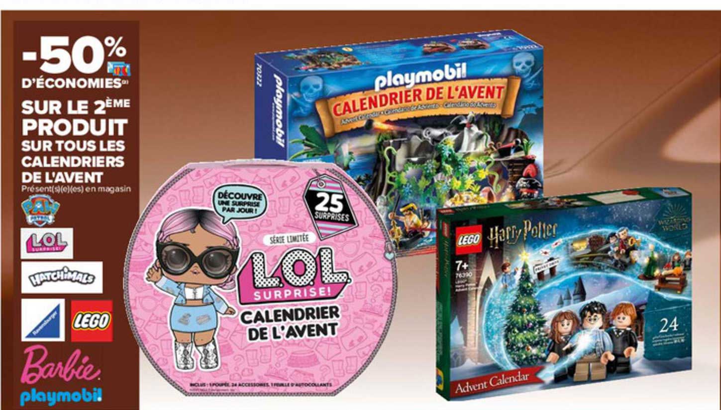 calendriers de l'avent