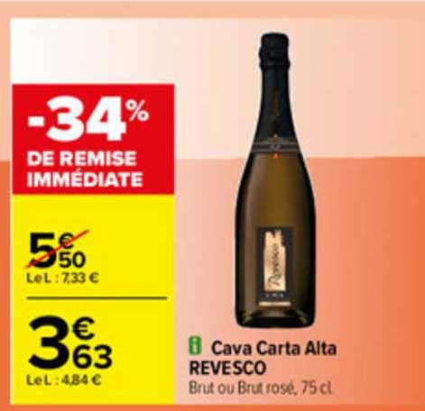 cava carta alta reversco